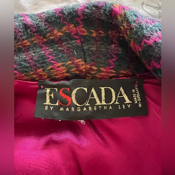 Vintage ESCADA open Cardigan Coat Size 38 - Picture 2 of 7